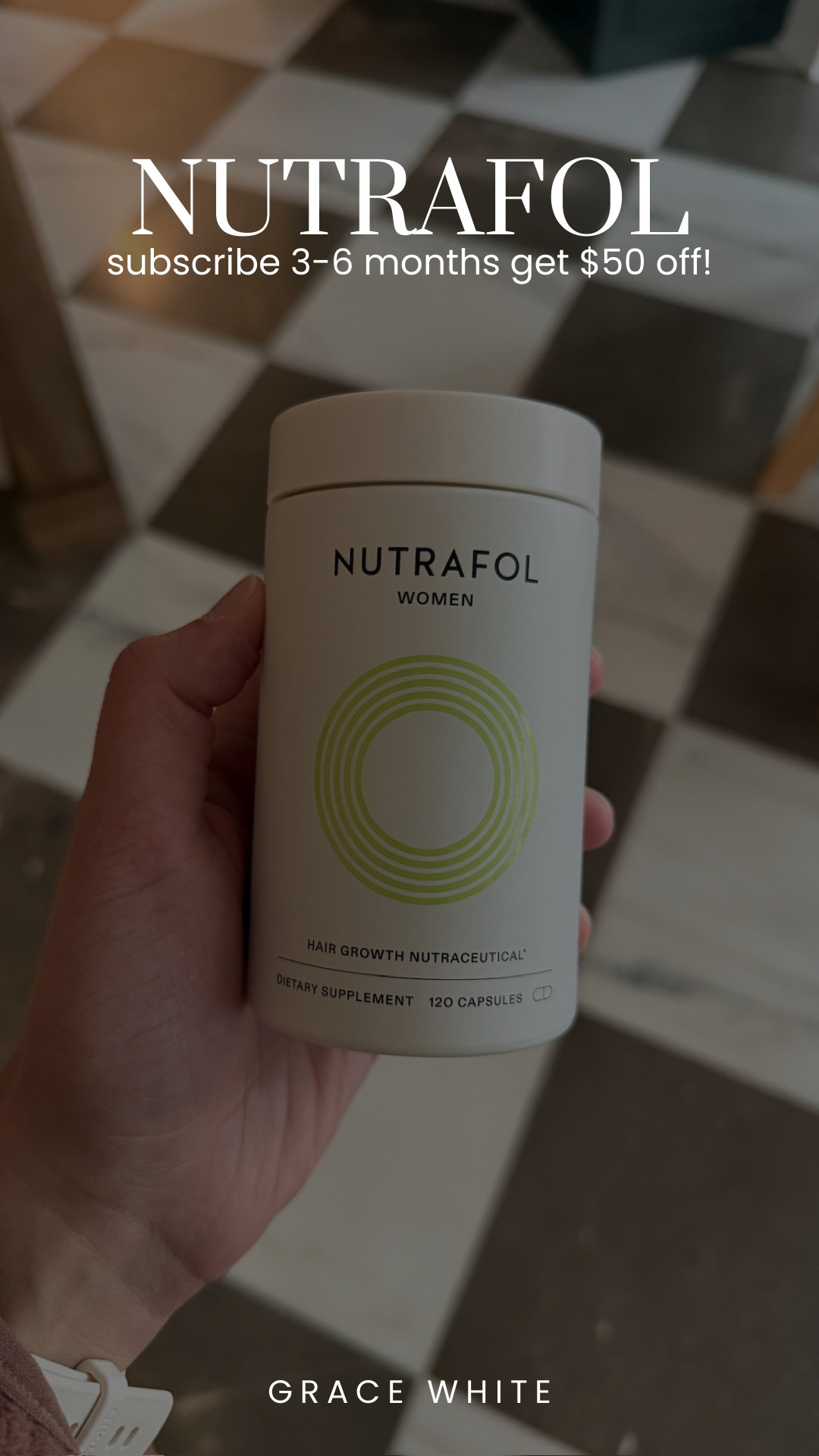 Shop the LTK app to get $50 off!! @nutrafol

nutrafol, nutrafol sale, wellness, fitness, wellness finds, supplements, womens hair growth, gracewhite 

 #LTKSpringSale #LTKselfcare #LTKBeauty