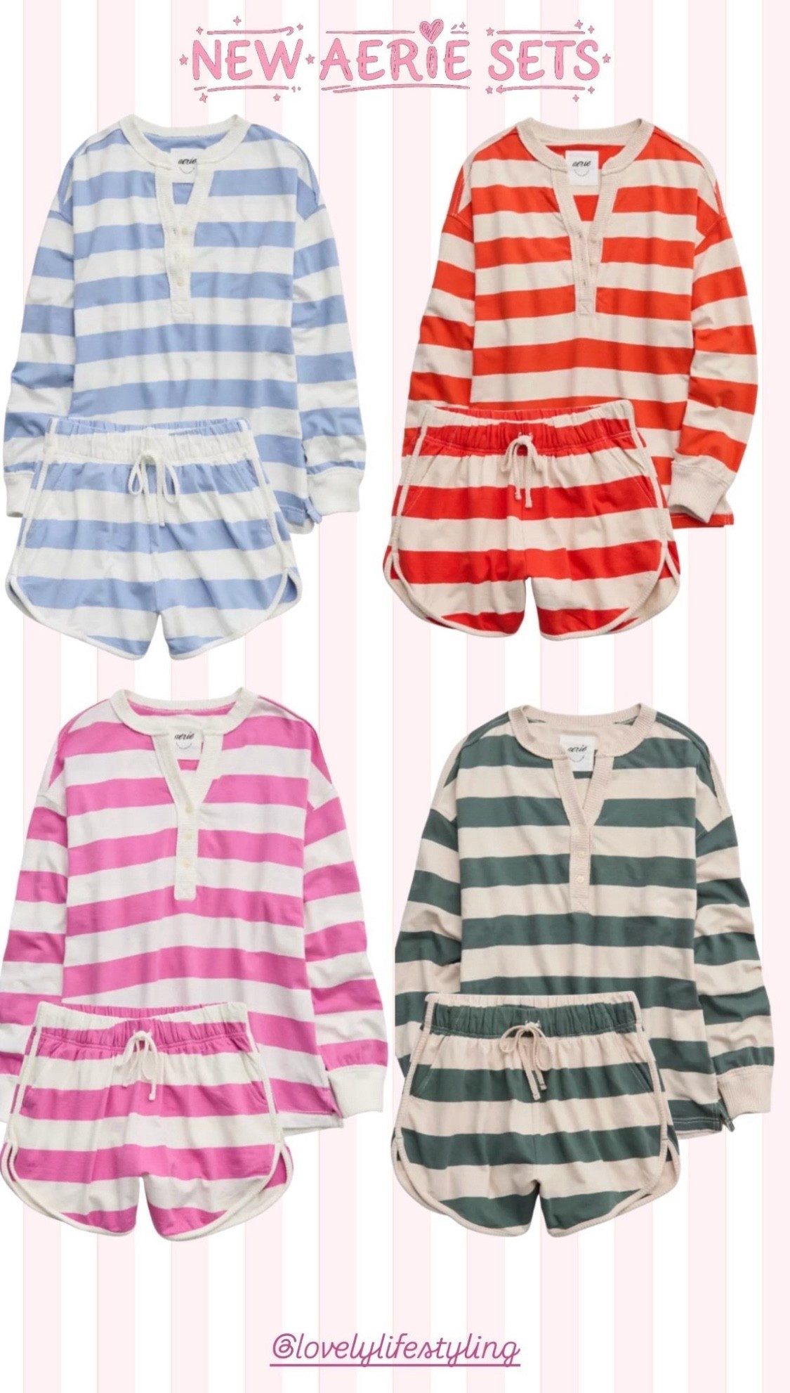 New Aerie sets just dropped and I’m obsessed 💕 so soft, so comfy, and perfect for lounging or running out

which color are you grabbing?!

aerie sets lounge set matching set comfy outfit striped set casual cozy everyday style lovelylifestyling 

#LTKOver40 #LTKSeasonal #LTKootd