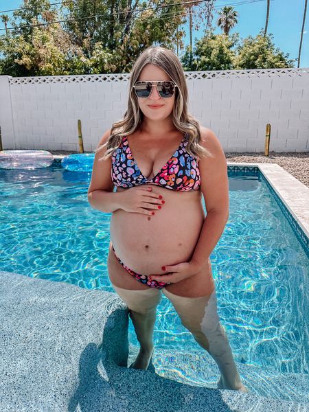 Where you’ll find me during this heat👙☀️ loving my affordable new swimsuits from @cupshe! 

Use my code Cupshecrew to get 15% off on orders $65+! All items are TTS - I sized up a size in all pieces to make room for this big bump👶🏼

#vacationlook #Cupshe #CupsheCrew #barbie 

#LTKunder50 #LTKbump #LTKswim