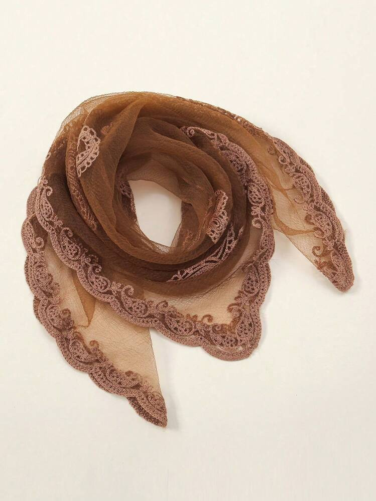 Embroidered Scarf | SHEIN