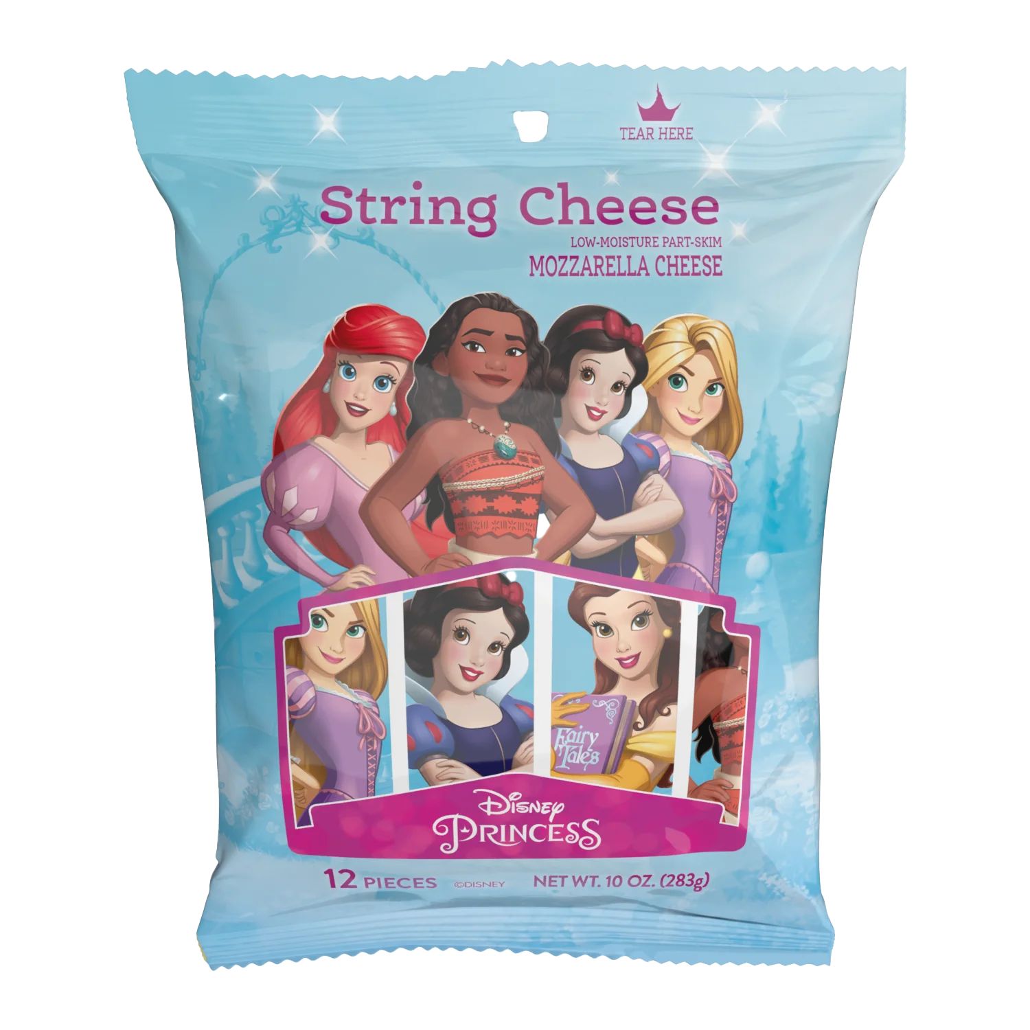 Disney Princess Mozzarella String Cheese, 10 oz, 12 Count | Walmart (US)