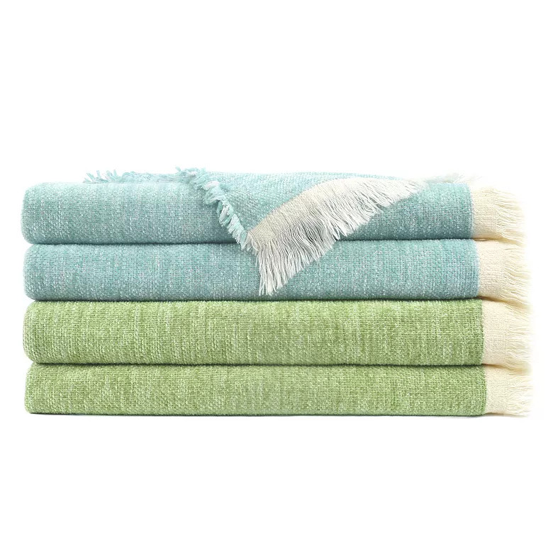 Draper James Textured Fringe Reversible Throw | Kohl's
