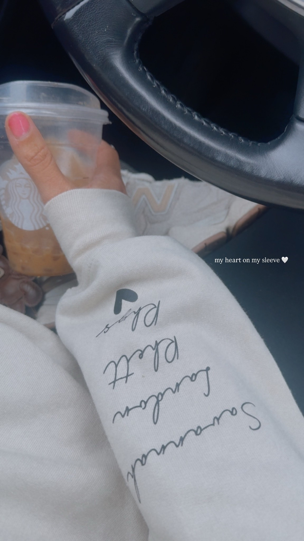 my heart on my sleeve 🤍

#LTKdayinmylife #LTKootd #LTKmomlife