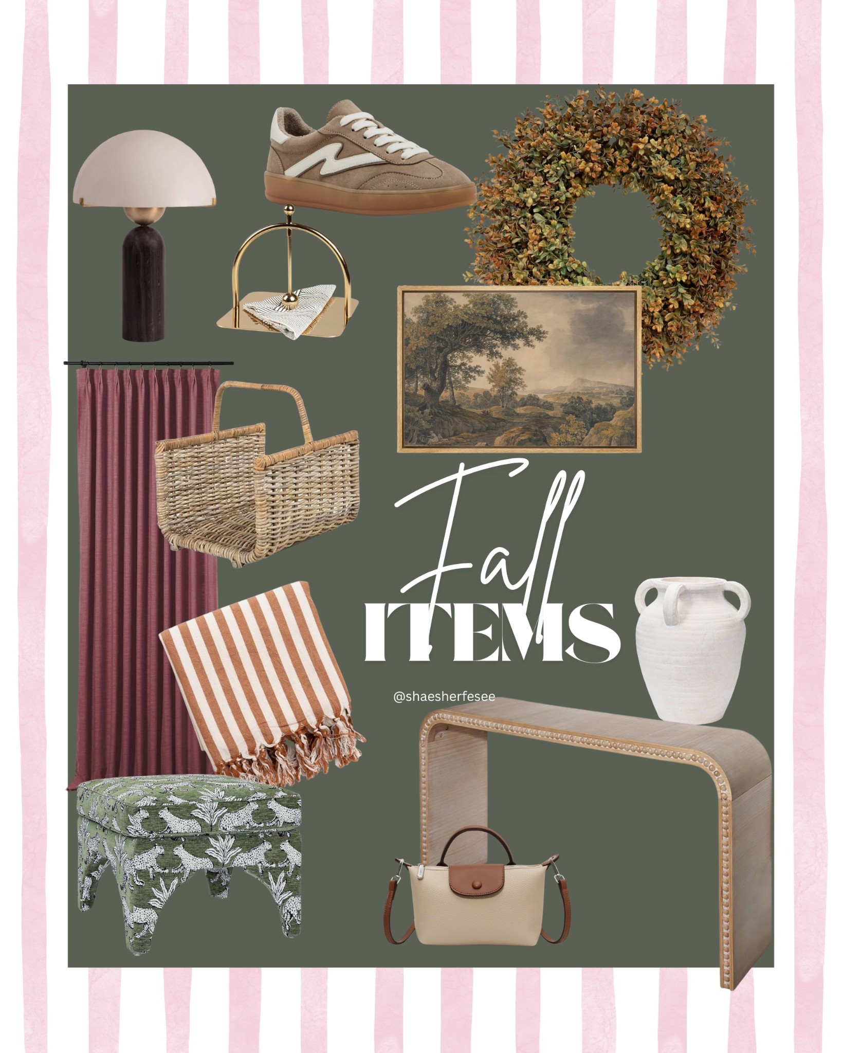 🍂✨ Cozy textures, warm tones, and timeless staples — these are the fall finds I’m loving right now. From statement wreaths to striped throws, each piece feels like a little nod to the season. 🍁 Which one’s your fave?

#LTKHome #LTKFindsUnder100 #LTKSeasonal