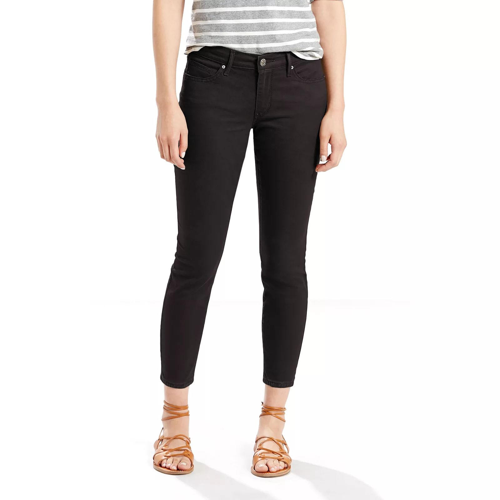 Women's Levi's 711 Skinny Ankle Jeans, Size: 24(US 00)Medium, Black | Kohl's