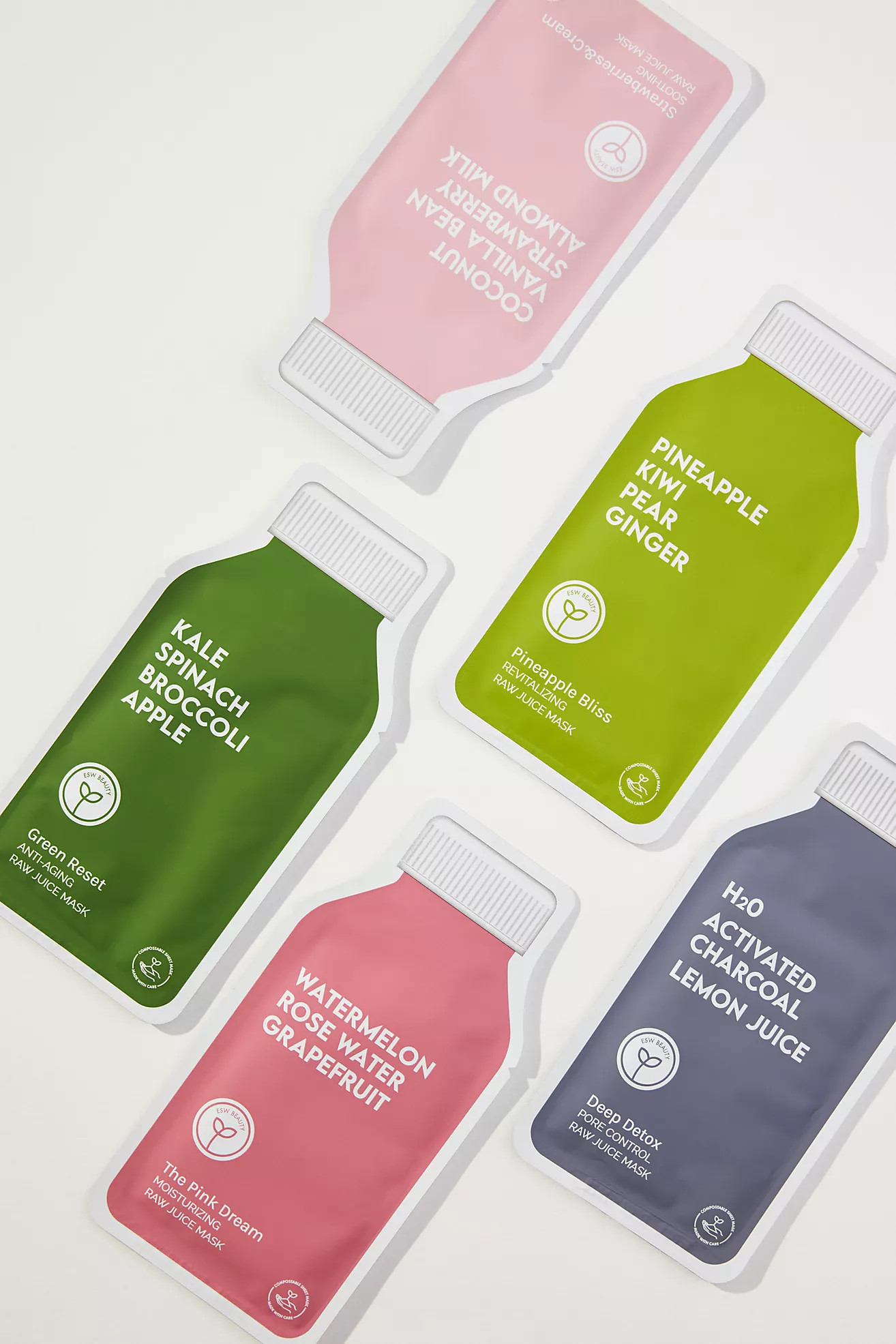 ESW Beauty Raw Juice Cleanse Mask Set | Anthropologie (US)