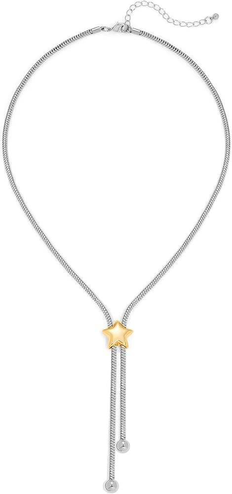MUYAN Star Chunky Statement Necklace for Women Y2K Jewelry | Amazon (US)