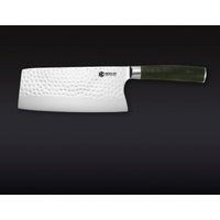 Damascus Steel 7"" Cleaver | HexClad Cookware (US)