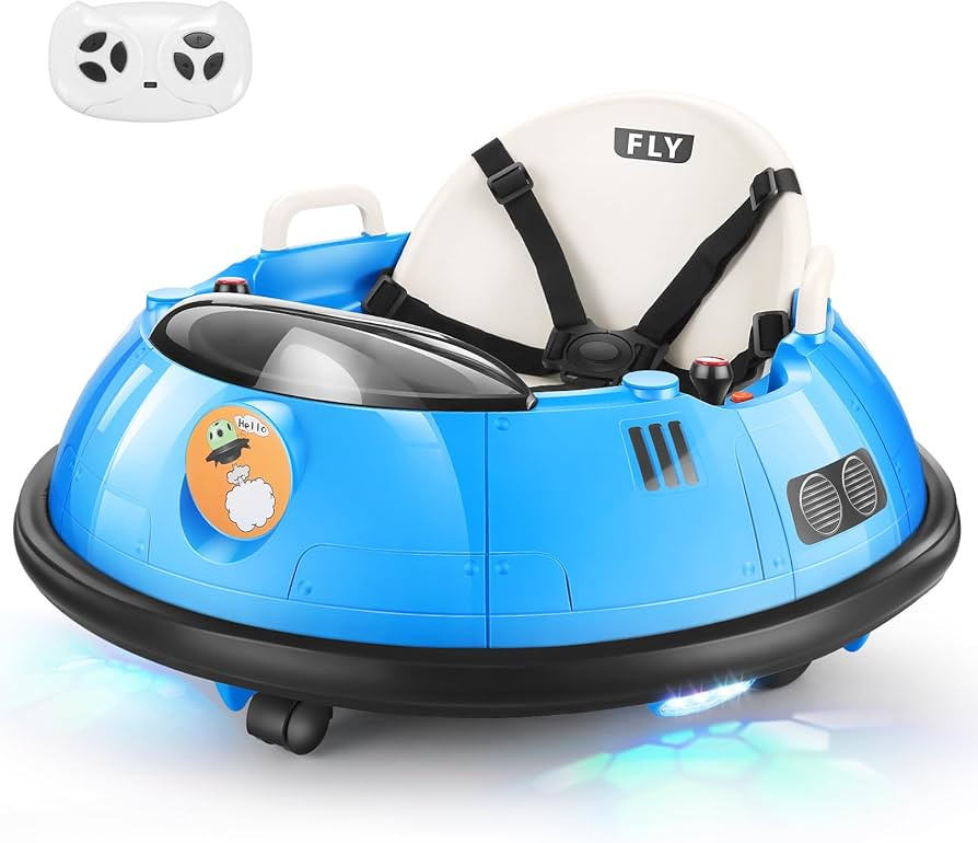 Hikole Bumper Car for Kids, 12V Toddler Bumper Car with Parent Remote, 360 Degree Spin, 5-Point S... | Amazon (US)
