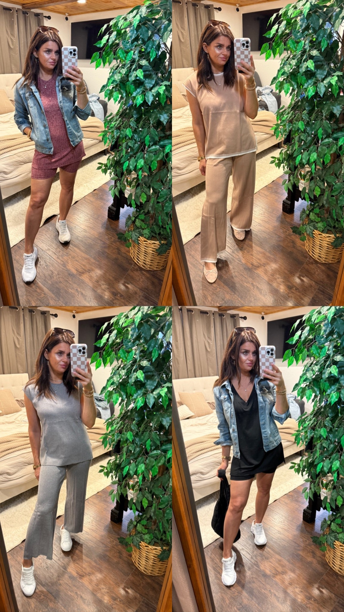 What I’m wearing now the kids are back in school. Perfect for the cooler mornings and easy to throw one and go when dropping them off.  I am 5 foot three. I’m wearing size small

#LTKStyleTip #LTKFindsUnder50 #LTKPetite