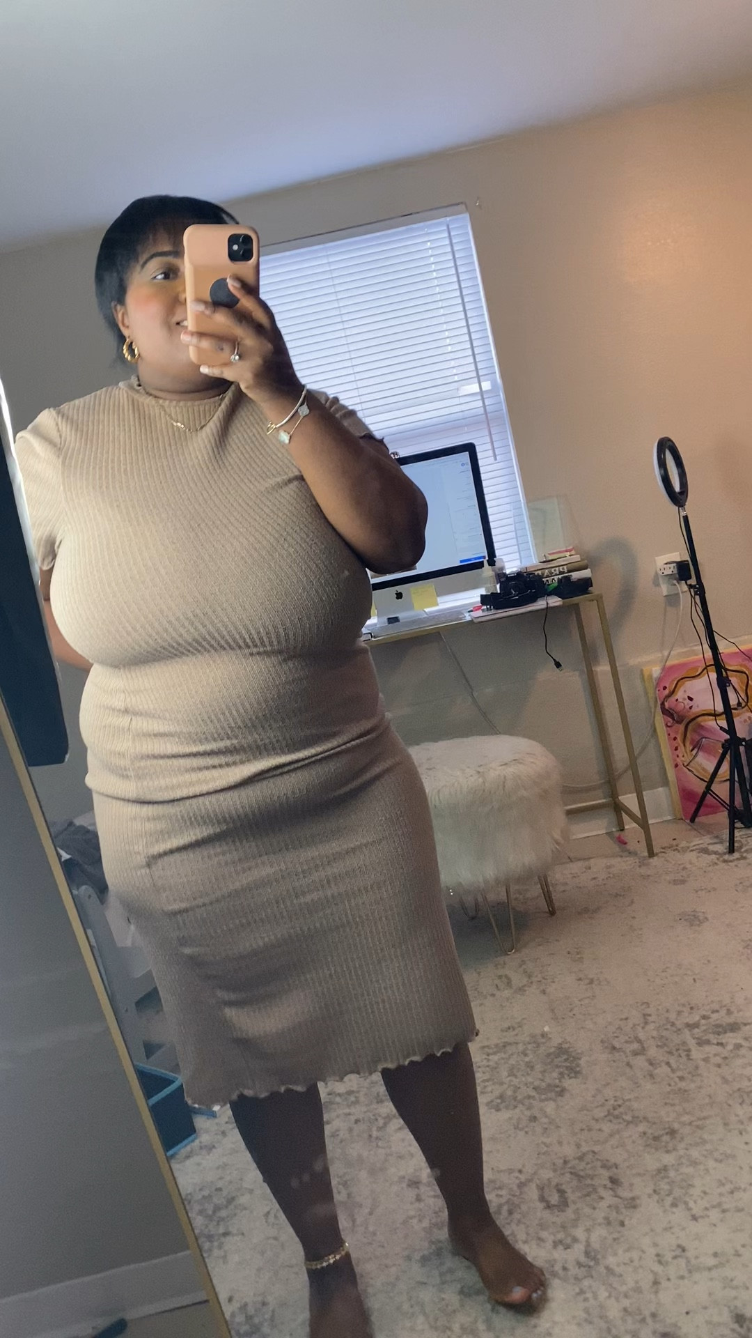 Warm Florida winters mean cute short sleeve sweater dresses ✨Ribbed sweater dress | sweater dress | midsize bodycon dress | plus size bodycon dress

#LTKplussize #LTKmidsize #LTKstyletip