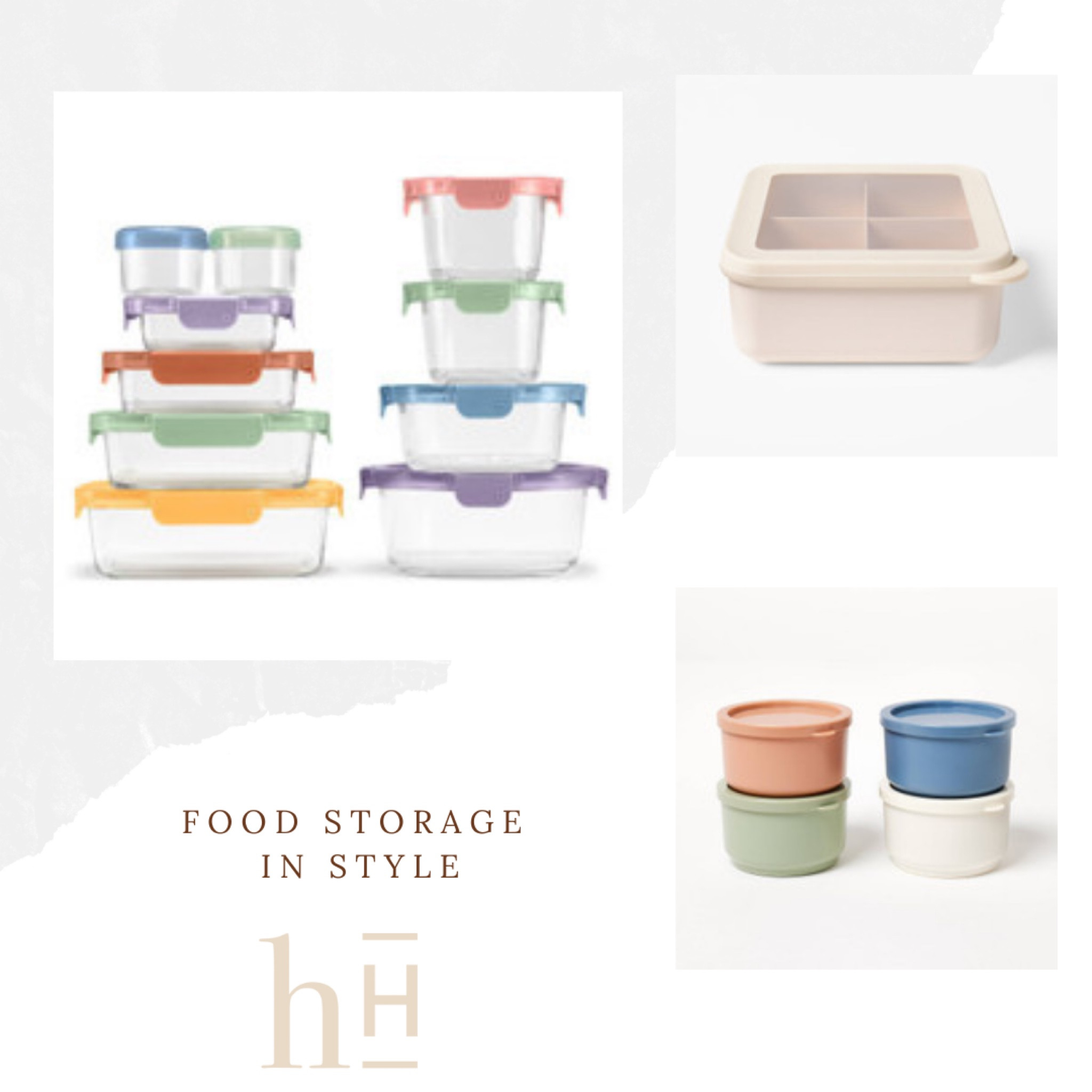 Need storage containers for your leftovers? We love these color coordinated containers. Not only are they pretty, they are amazing quality.

#LTKHoliday #LTKFamily #LTKFindsUnder100