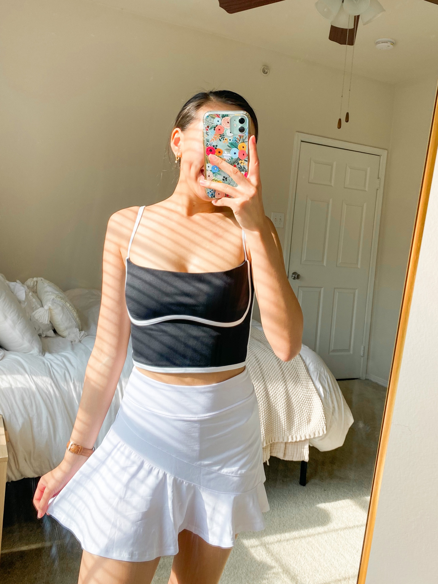 Tank (XS), skirt (XS), alo lookalike, amazon activewear, amazon fashion, workout tank top, exercise clothes, workout outfit, tennis skirt, sports bra top 



#LTKunder50 #LTKSeasonal #LTKfit