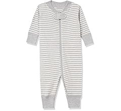 Amazon.com: Moon and Back by Hanna Andersson Unisex Babies' one-Piece Organic Cotton Footless Paj... | Amazon (US)