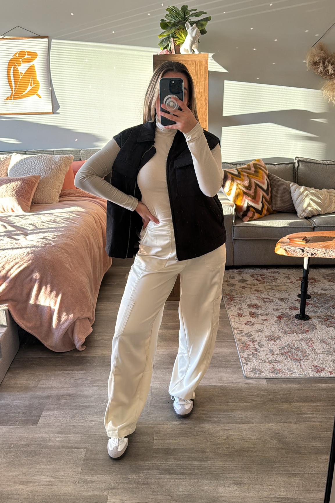 Basic but chic
Vest - s
Top - s
Pants - m
Sneakers - M5.5 (I am a true W7)

#LTKHoliday #LTKSeasonal #LTKCyberWeek