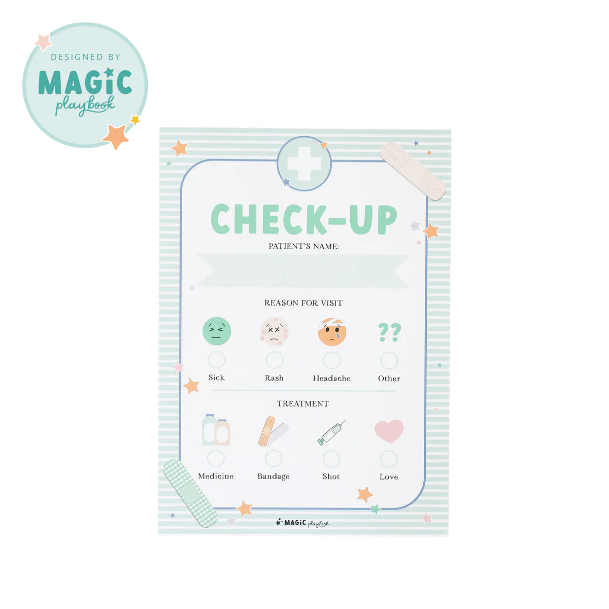 Check-up Notepad | Magic Playbook