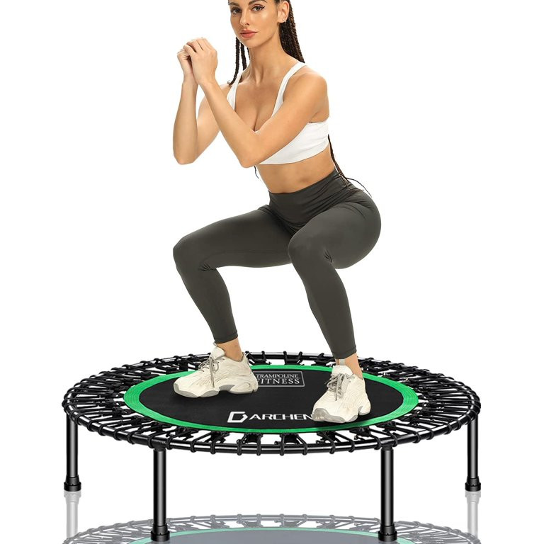 Darchen 450 lbs Mini Trampoline for Adults, Indoor Small Rebounder Exercise Trampoline for Workou... | Walmart (US)