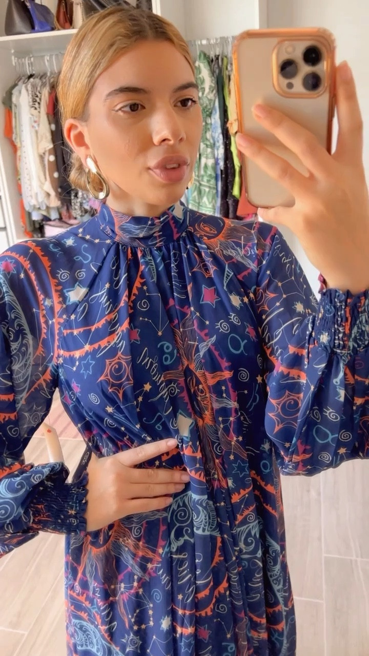 Constellations dress! The perfect maxi dress to ring in the new year or celebrate a birthday! Such a fun and unique print. 

#LTKSeasonal #LTKfindsunder100 #LTKparties