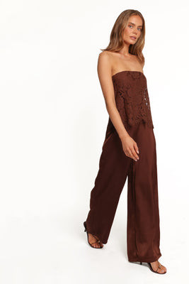 Lelita Strapless Jumpsuit - Espresso | Petal & Pup (US)