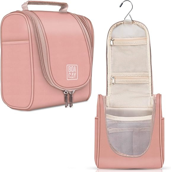 Premium Hanging Travel Toiletry Bag for Women and Men, Hygiene Bag, Bathroom and Shower Organizer... | Amazon (US)