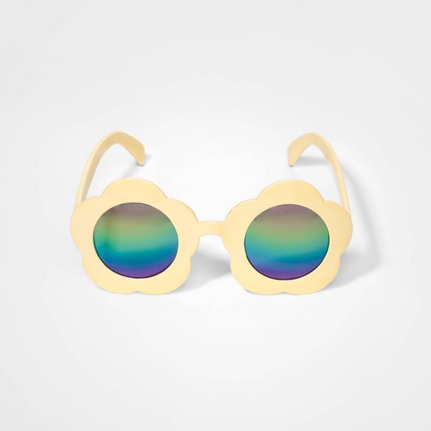 Kids' Flower Sunglasses - Cat & Jack™ Yellow | Target