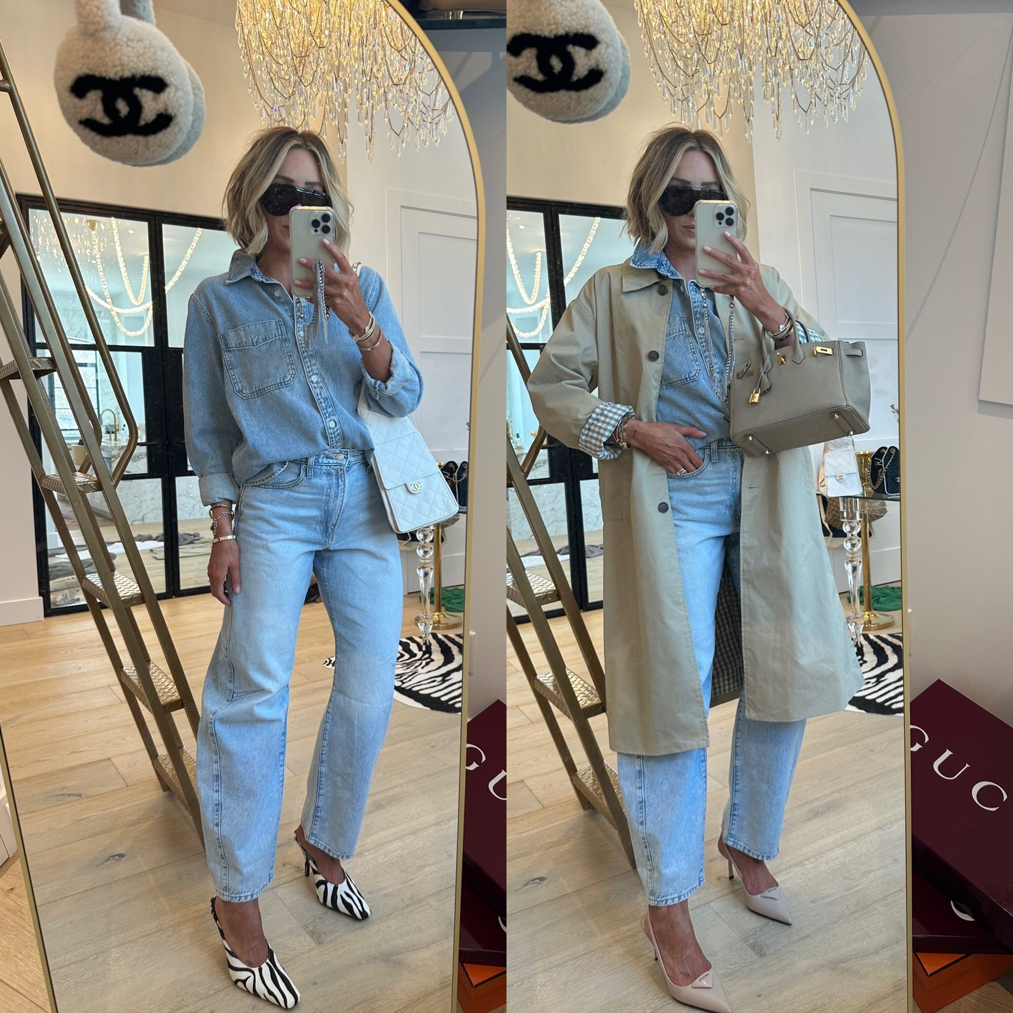 Classic items from Target that are worth purchasing 💯💯💯 I’m in a 7 in denim and medium in jacket and denim shirt 