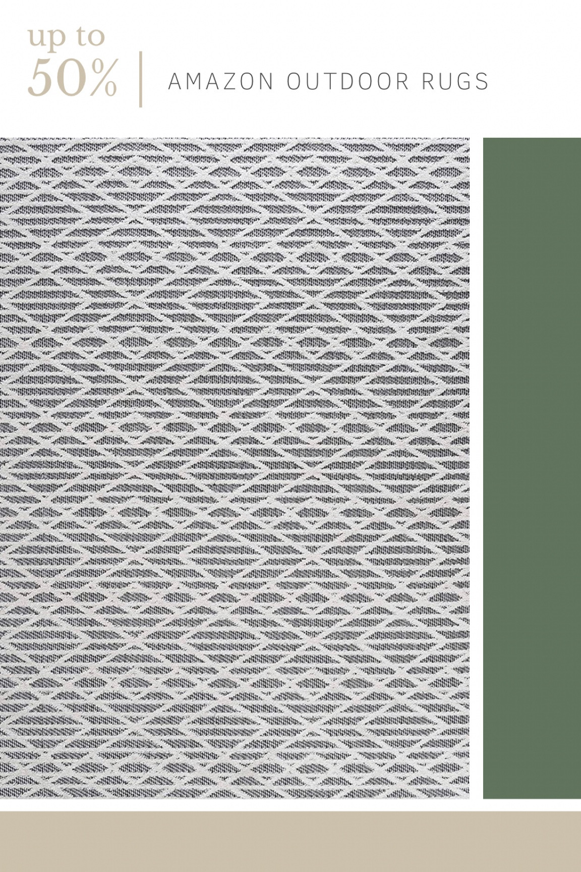 Up to 50% off on outdoor area rugs


#LTKhome #LTKFind #LTKsalealert