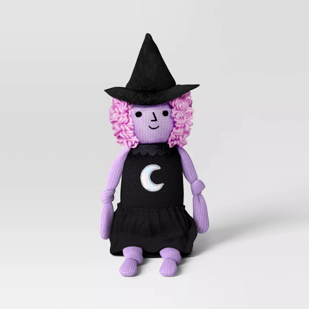 Knit Witch Character Sitabout Figurine - Hyde and EEK! Boutique™ Black/Purple | Target