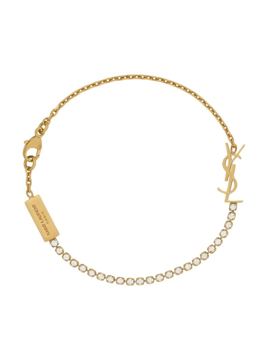 Cassandre Charm Bracelet in Metal and Rhinestone | Saks Fifth Avenue