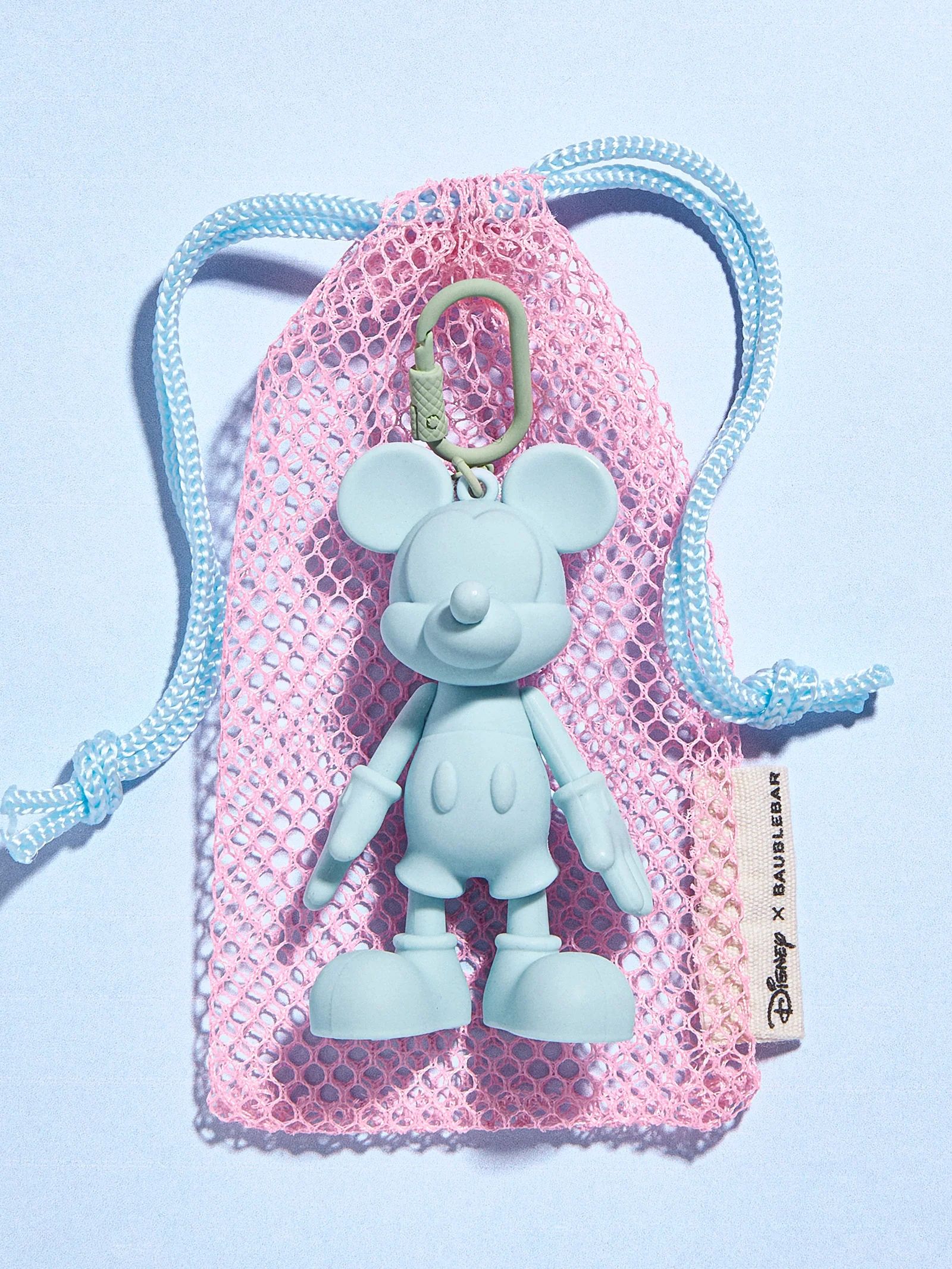 Sport Edition Mickey Mouse Disney Bag Charm - Light Blue | BaubleBar (US)