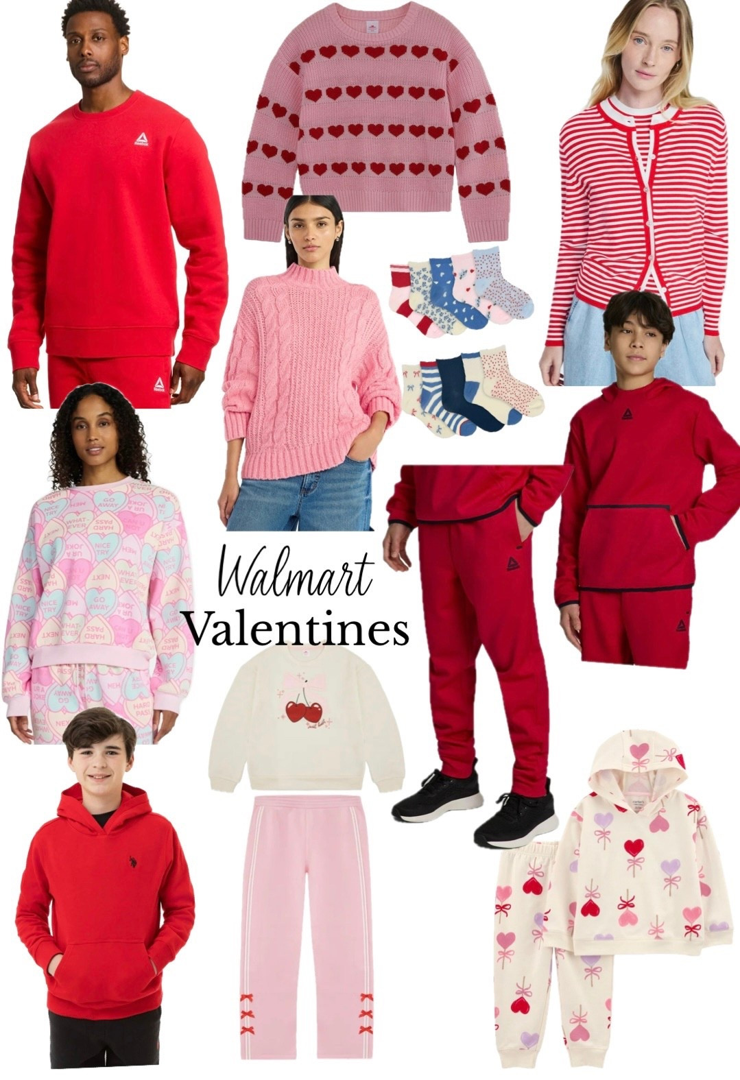 Walmart Valentines Day outfits for the family! 

#LTKFindsUnder50 #LTKHoliday #LTKKids