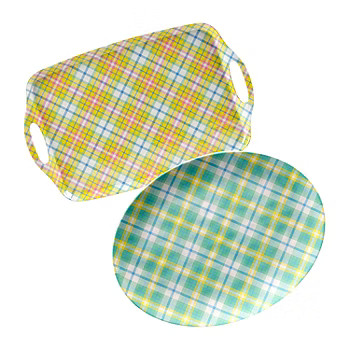 Certified International Easter Morning 2-pc. Melamine Serving Tray | JCPenney