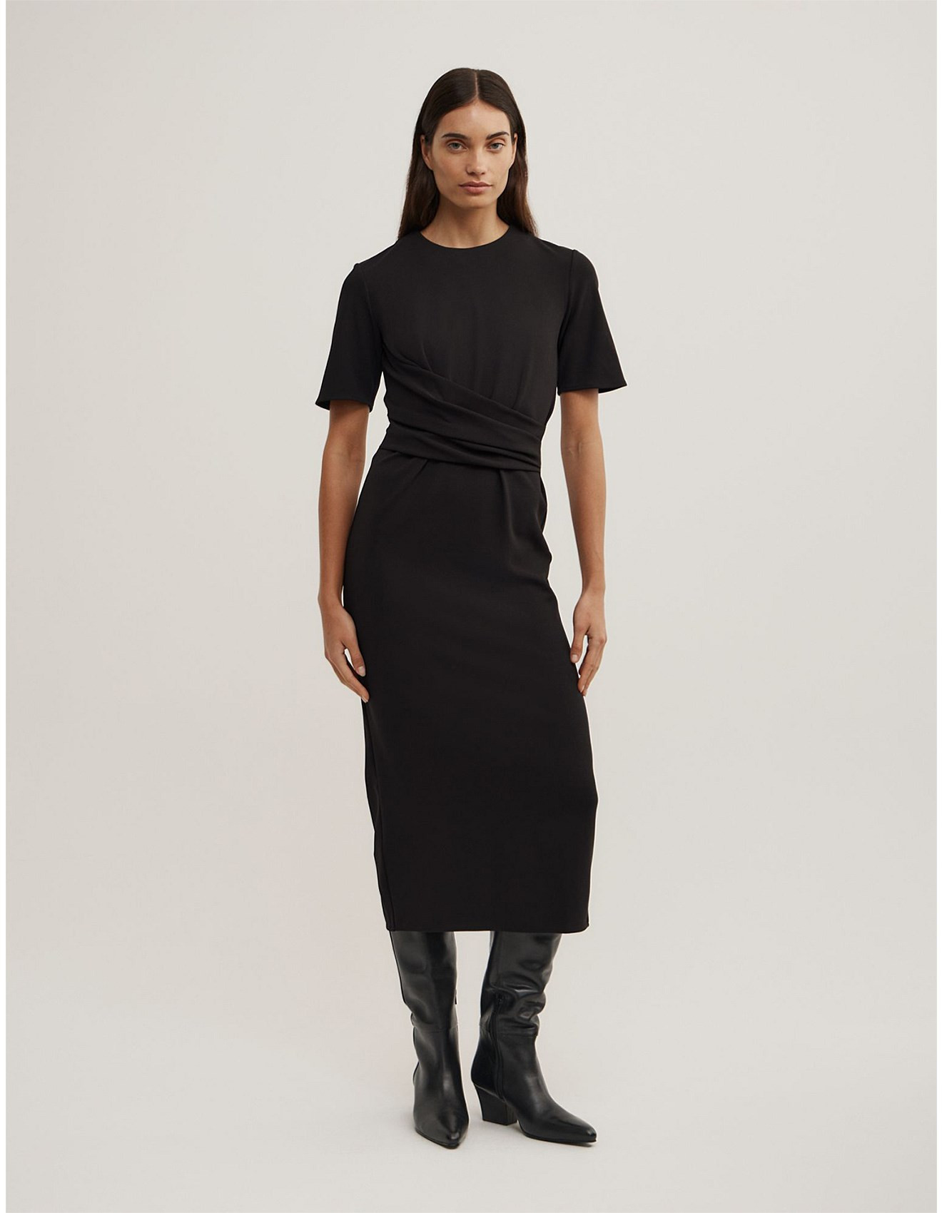 Wrap Detail Dress | David Jones (Australia & New Zealand)