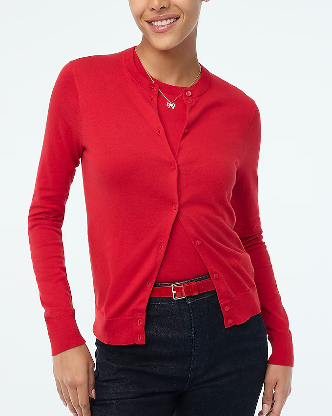 Classic cotton cardigan sweater | J.Crew Factory