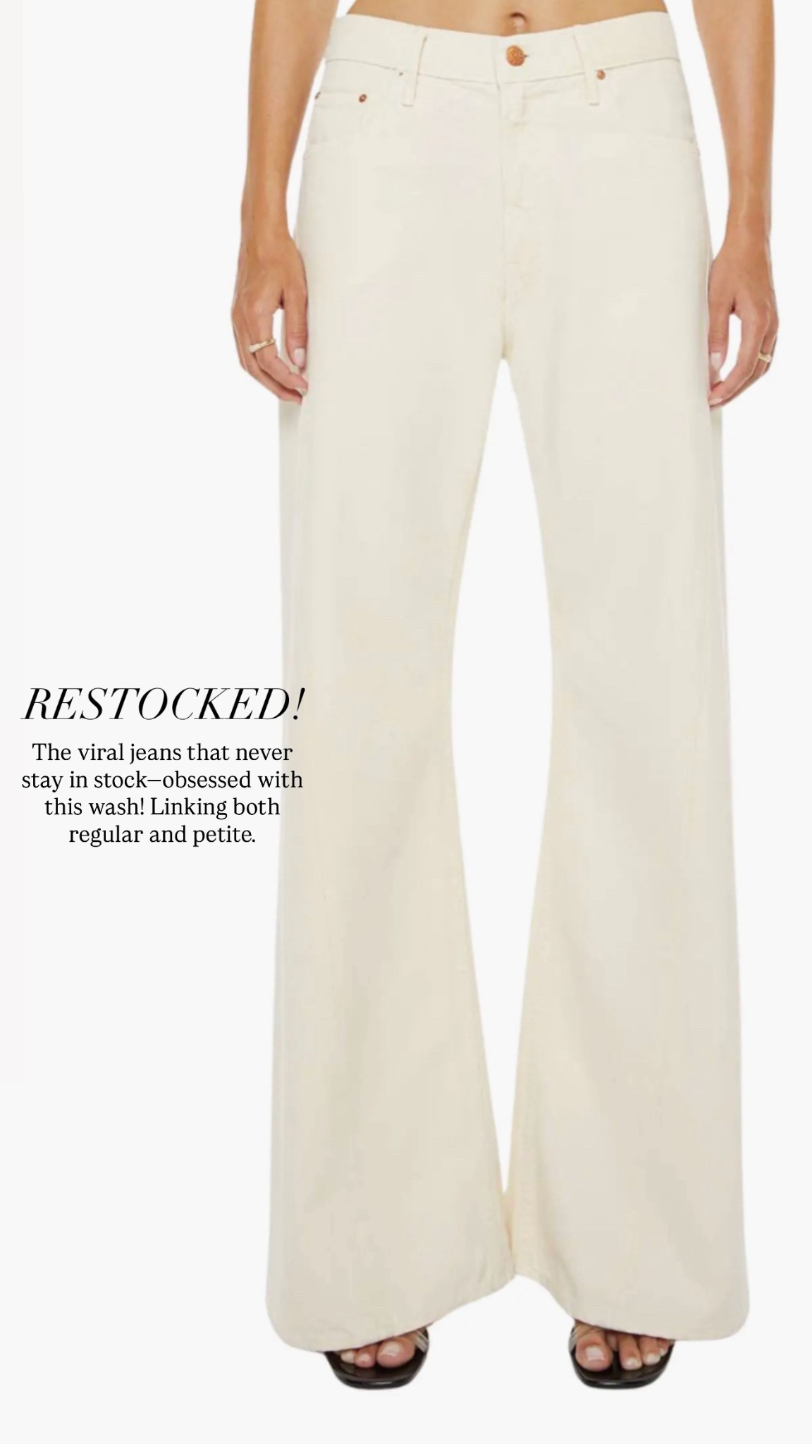 One of my favorite pairs of jeans I own in two washes. 