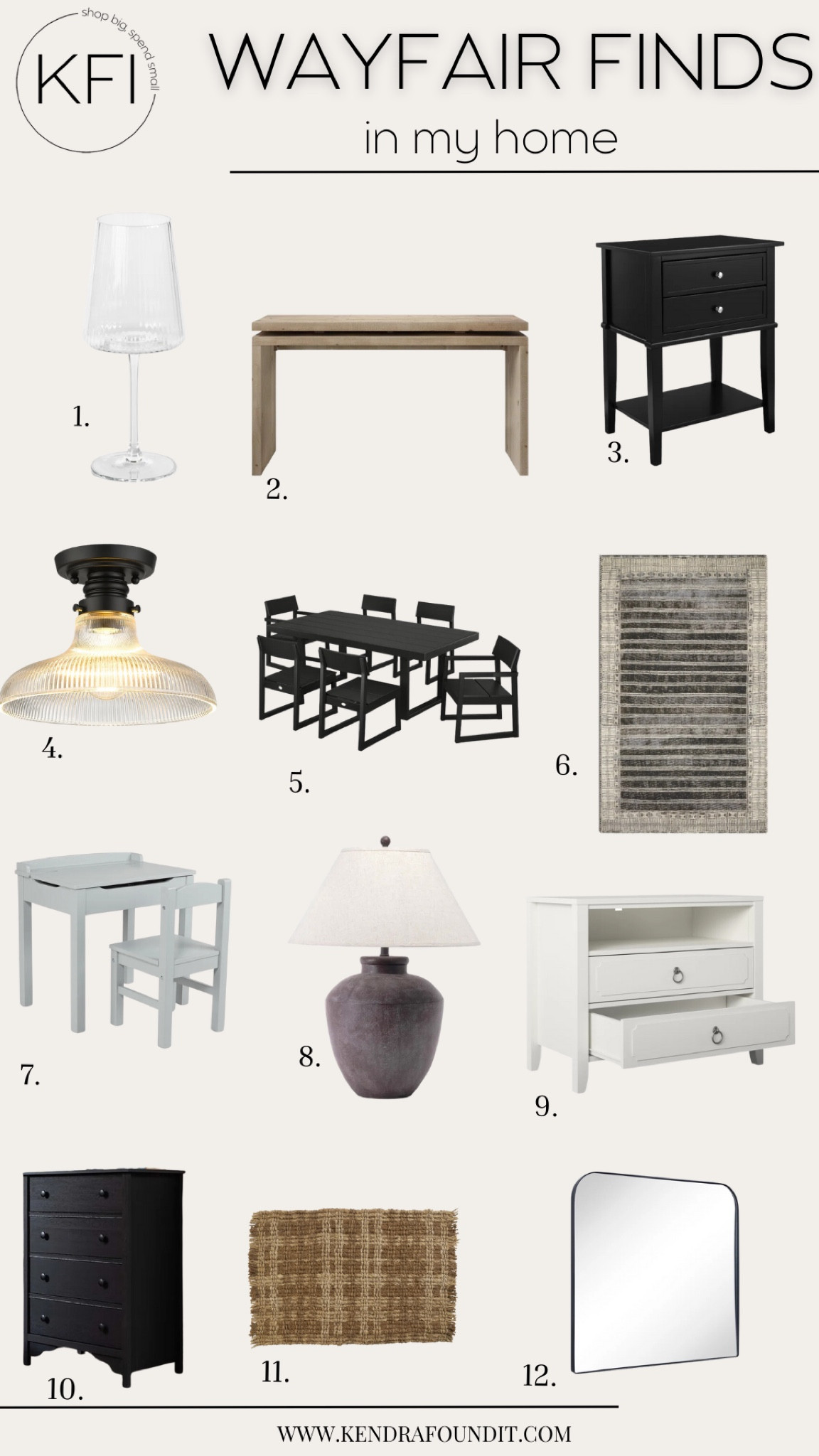 I’ve got some modern organic home finds for you that all happen to be on sale! Everything you see here is part of Wayfair’s Big Holiday Sale, which features up to 60% off and fast shipping. I’ve rounded up fluted wine glasses, affordable transitional bedside tables (hello, bedroom inspiration!), a chalky table lamp, a stylish kids desk, a wide arched mirror, and so much more. 

You’ll recognize many of these items from my own home, so if you want to see them in real life, be sure to check out my previous post. ‘Cause we all love a good home tour!

#wayfairpartner #wayfair @wayfair #modernorganic #dealoftheday


#LTKFindsUnder100 #LTKSaleAlert #LTKHome
