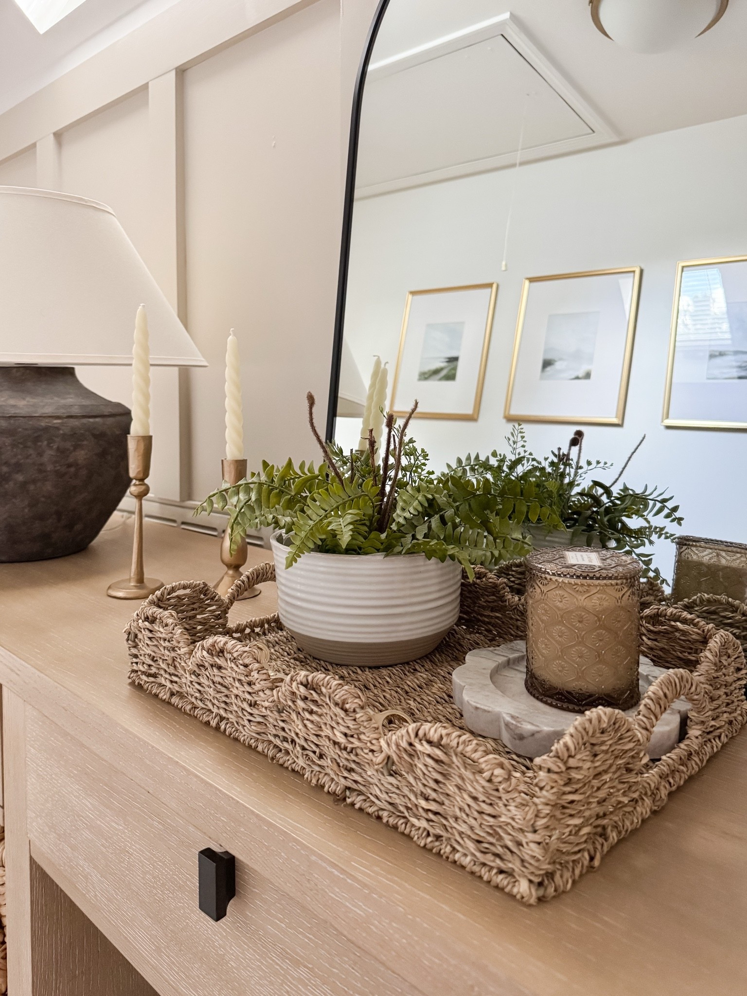 This pottery barn sideboard adds storage and texture while elevating the entire space. coastal storage furniture, sideboard buffet, woven furniture, neutral home decor, coastal interiors, timeless furniture, home organization, living room styling, sherricalnanhome

#LTKHome