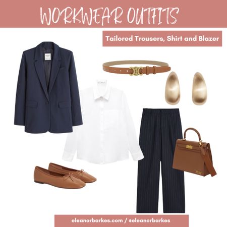 Workwear outfit: Tailored trousers, shirt and blazer 
Petite fashion
Office outfit 

#LTKover40 #LTKworkwear #LTKeurope