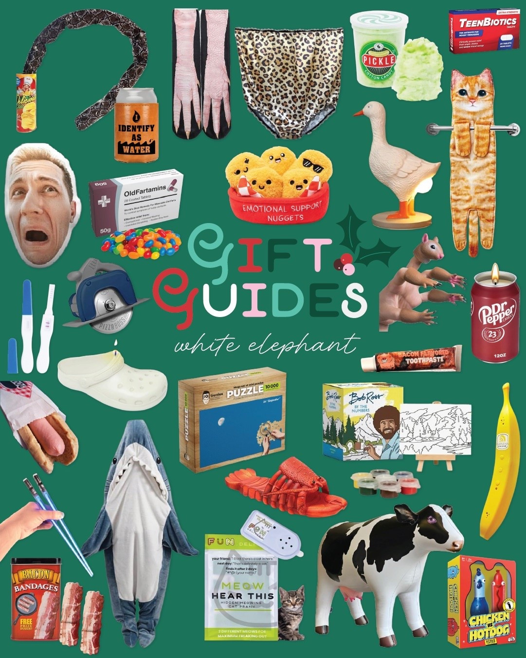 White elephant gifts that will have everyone laughing… or fighting to steal them. Consider this your chaos-ready gift guide! 

#WhiteElephant #HolidayFun #GiftGuide

#LTKSeasonal #LTKGiftGuide #LTKHoliday