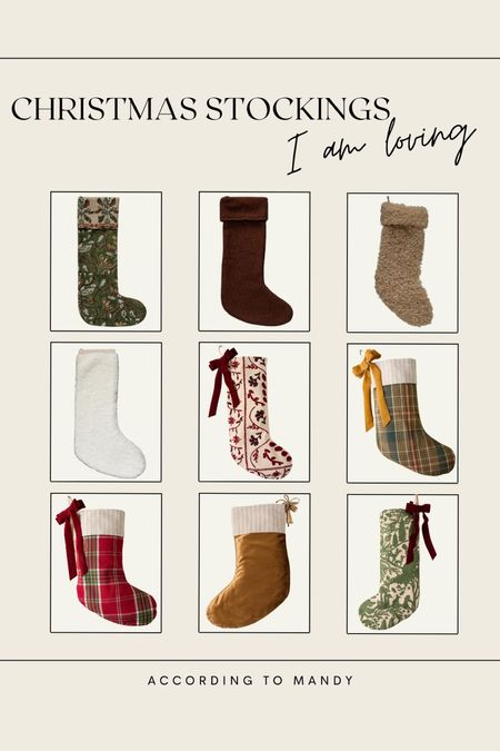 Christmas Stockings I Am Loving

Holidays, seasonal, home decor, inspo

#LTKSeasonal #LTKHoliday #LTKhome
