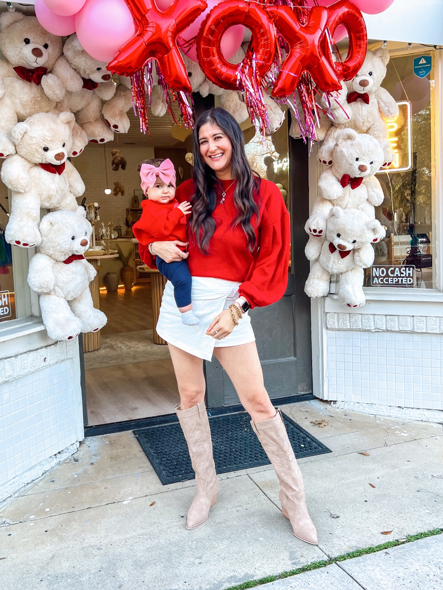 Mommy and me Valentine’s Day outfit. Size up in the skort!

#LTKSpringSale #LTKfamily #LTKbaby