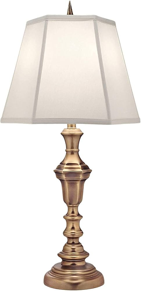 33"H Antique Brass Signature by Stiffel Table Lamp, 3-Way | Amazon (US)