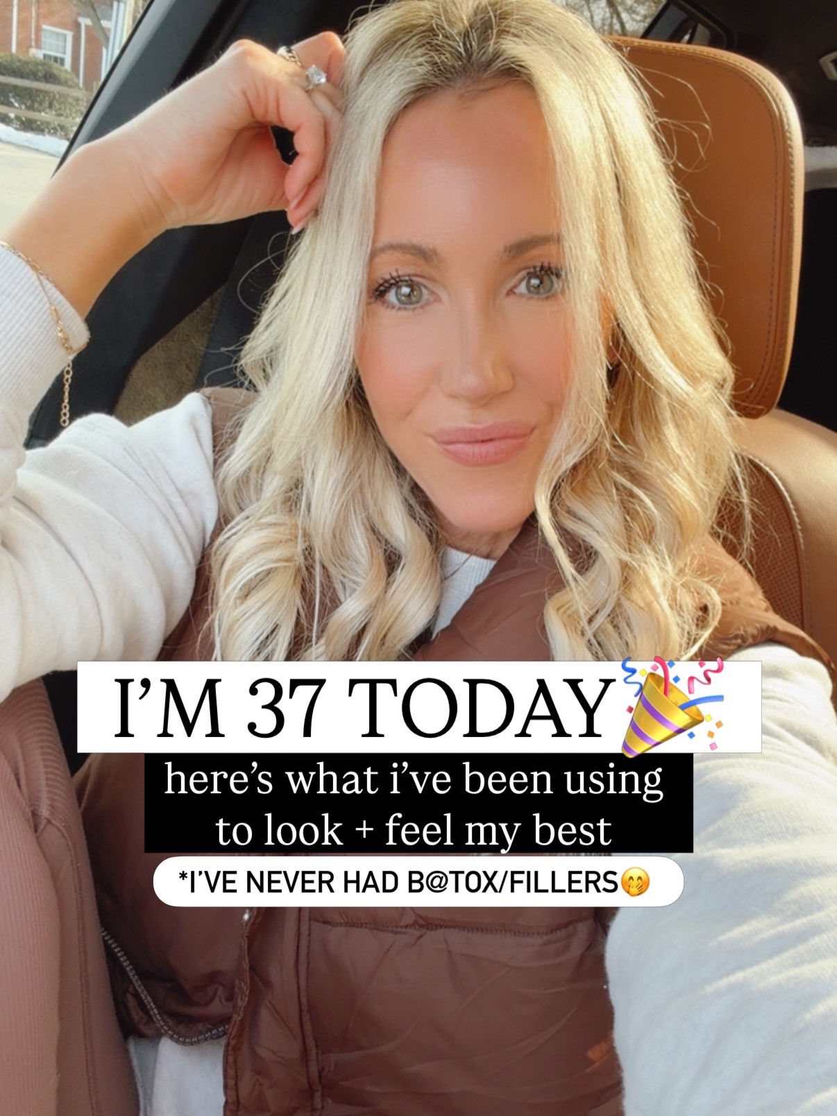 Sharing my fave products that are helping me age backwards on my birthday 🤭💃🏼 I’m 37 today and feeling better than ever! And feeling like I look better than ever, too!🥰 I’ve never had b0tox or fillers either!! P.S. don’t forget to drink lots of water ladies!!

#antiaging #agingbackwards #skincareroutine #skincarefaves #beautyhacks 



#LTKBeauty #LTKselfcare #LTKmorningroutine