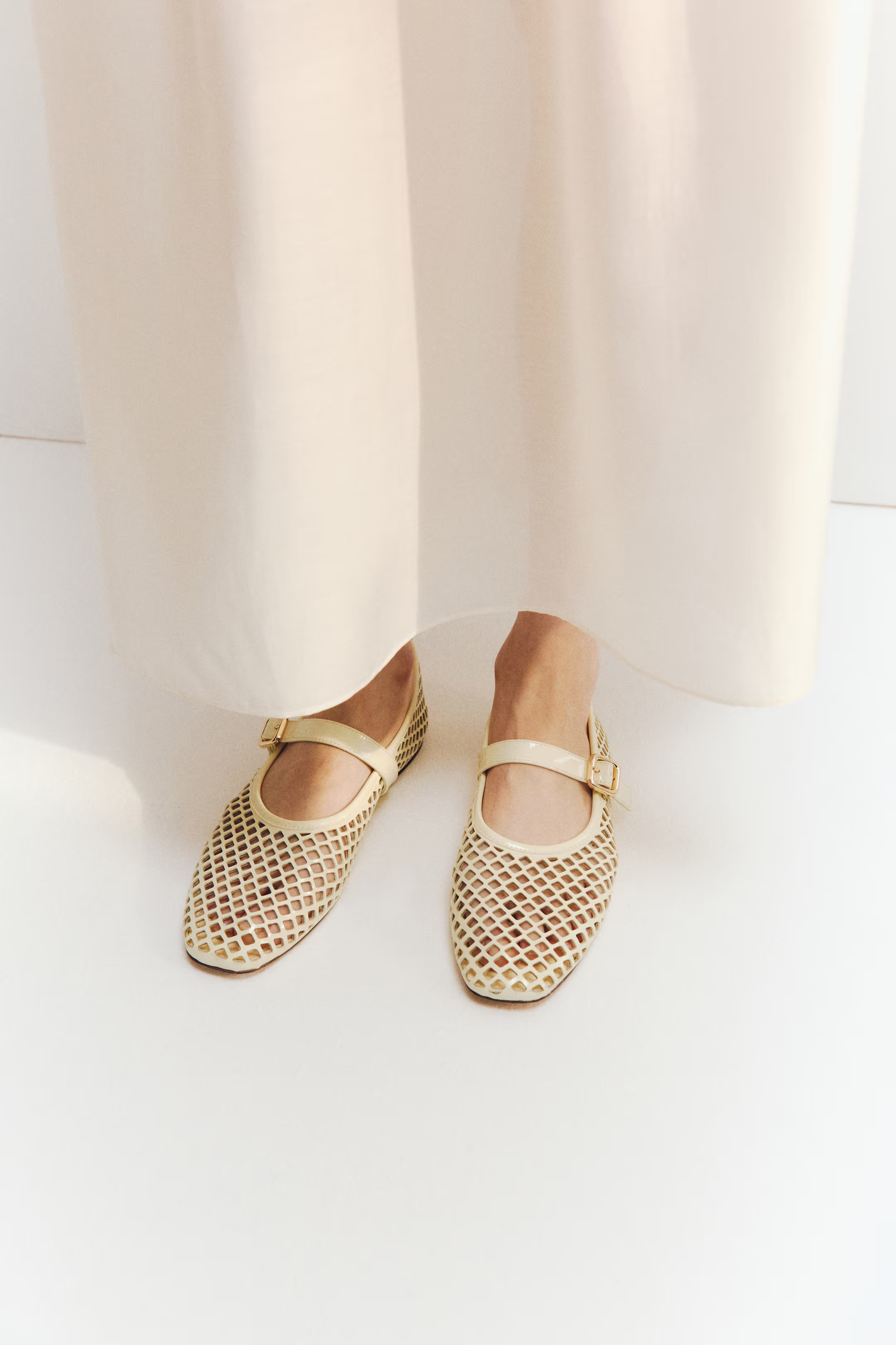 Perforated Mary Jane ballet pumps | H&M (UK, MY, IN, SG, PH, TW, HK)