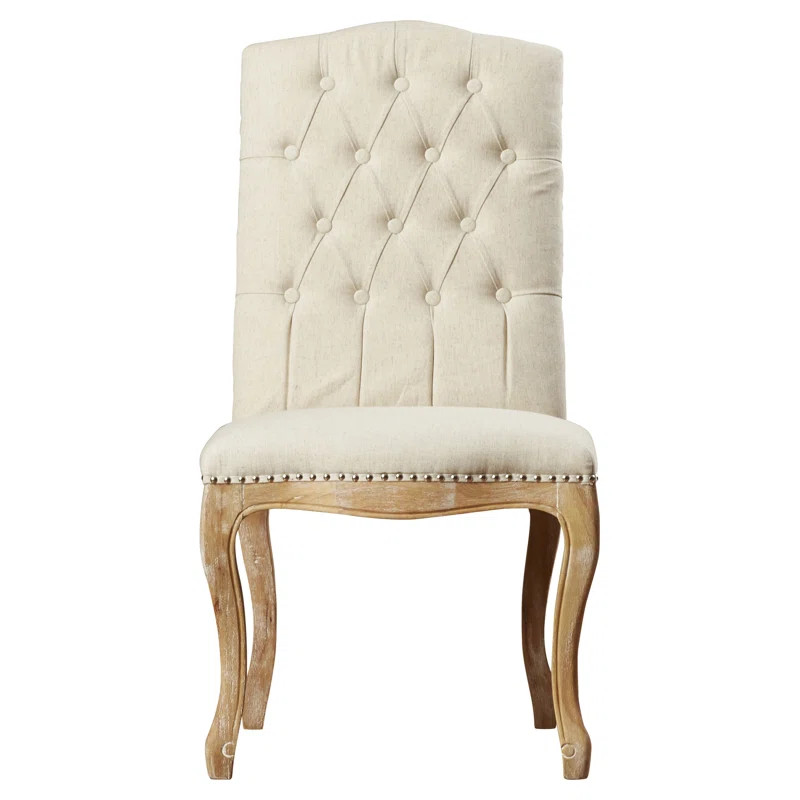 Betton Tufted Side Chair in Beige (Set of 2) | Wayfair North America