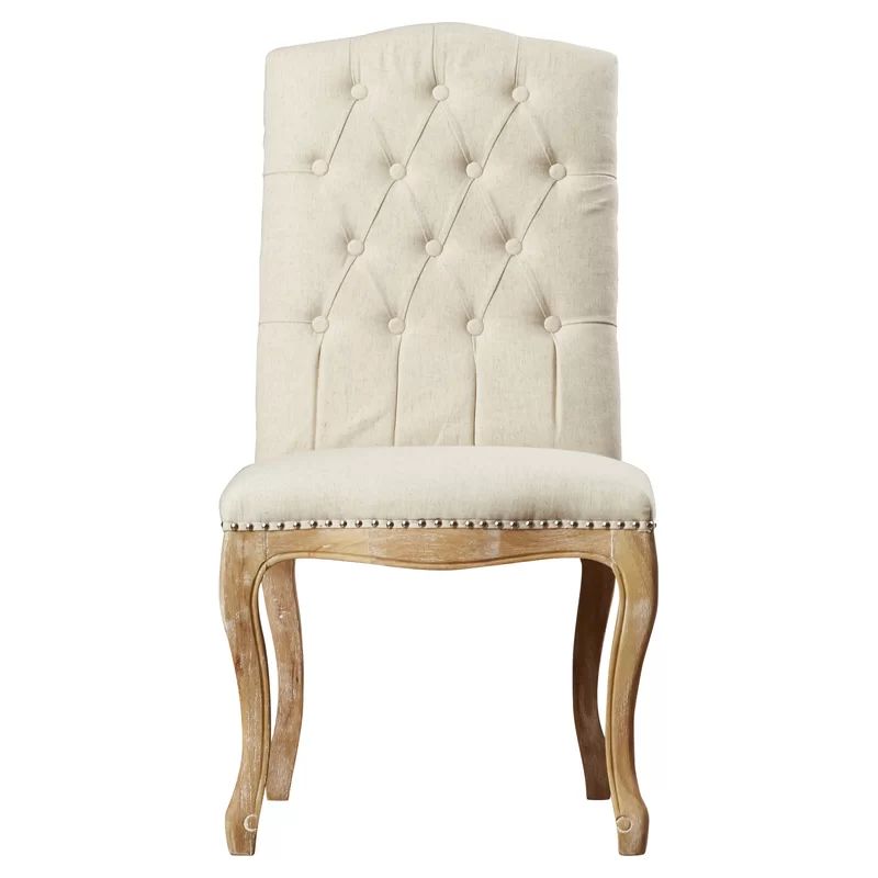 Betton Tufted Side Chair in Beige (Set of 2) | Wayfair North America