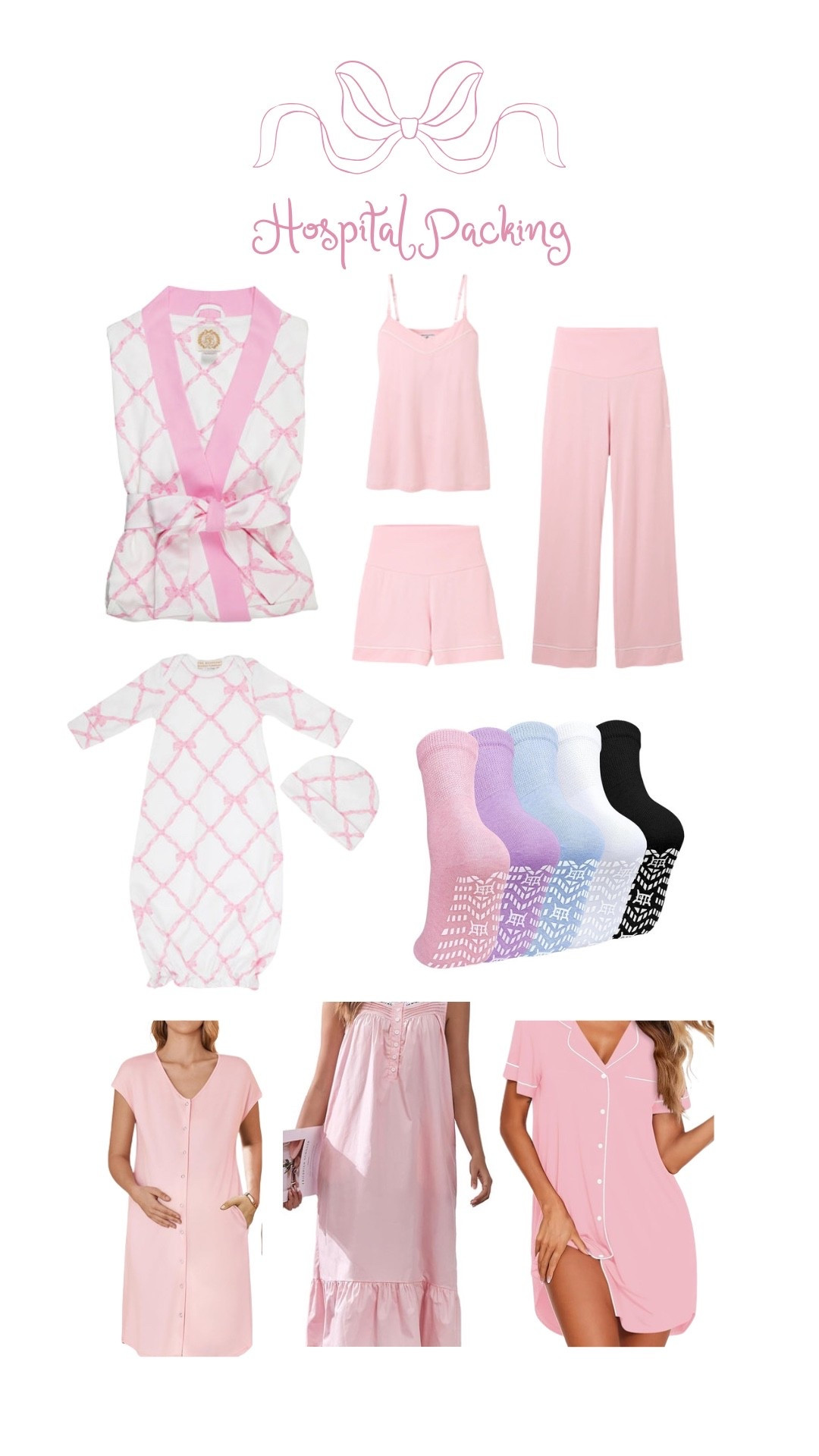 What I’m packing for the hospital! (Some of it) 

Hospital bag, first time mom, mommy and me matching, hospital birth, postpartum pajamas, postpartum items, maternity, maternity pajamas 

#LTKFindsUnder100 #LTKBaby