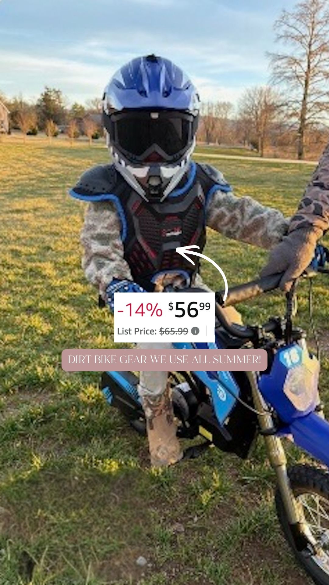 Dirt bike gear we use all summer for my son!



outdoor toys, amazon finds, amazon sale, dirt bike gear, sports gear, kids gear, kids toys, outdoor finds, amazon 

 #LTKdayinmylife #LTKSeasonal #LTKKids