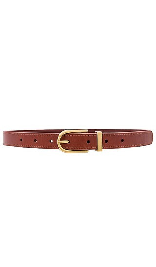 Simple Art Deco Belt in Whiskey | Revolve Clothing (Global)
