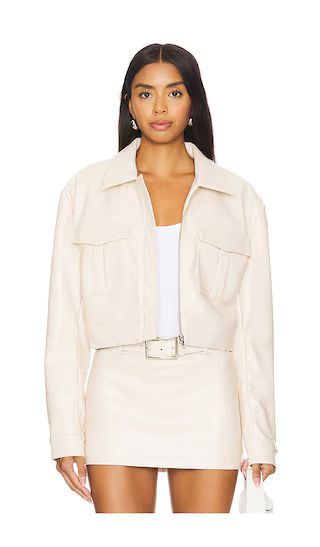 The Vince Jacket in Ivory | Revolve Clothing (Global)